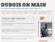 Tablet Screenshot of duboisonmain.org